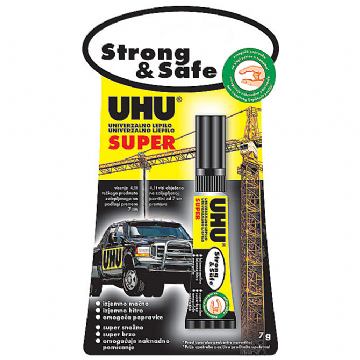 Ljepilo trenutačno 7g Super Strong&Safe UHU blister