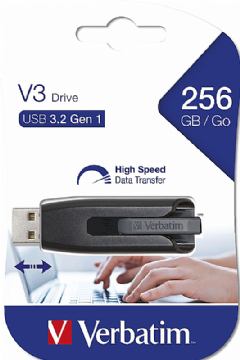 USB stick Verbatim 3.2 Gen1 256GB Store 'n' Go V3, crni