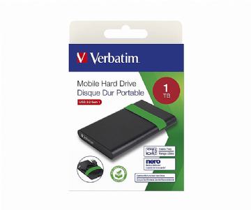 Externi hard disk Verbatim 53112 obnovljeni (refurbished) 1TB USB 3.2 Gen1, crni